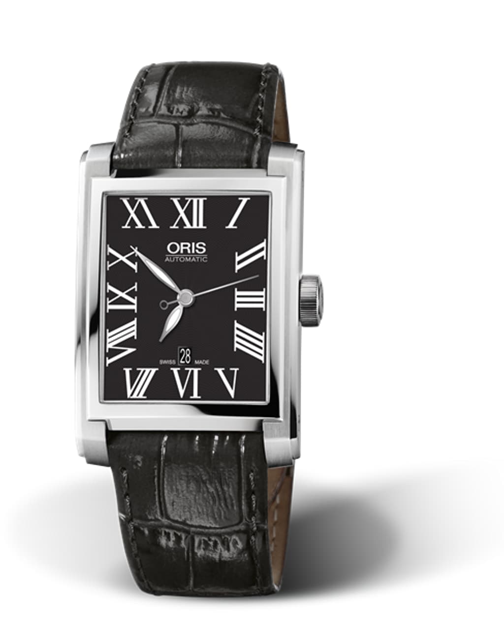 Rectangular Date - 01 583 7657 4074-07 5 21 71FC | Oris